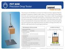 drop tester pdt 80|PDT 80M Precision Drop Tester .